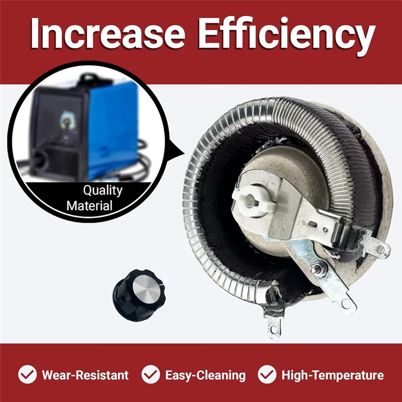 FFYY-Rheostat 150W 14 Ohm متوافق مع استبدال 233060 200657 207177، طقم مع مقبض التحكم