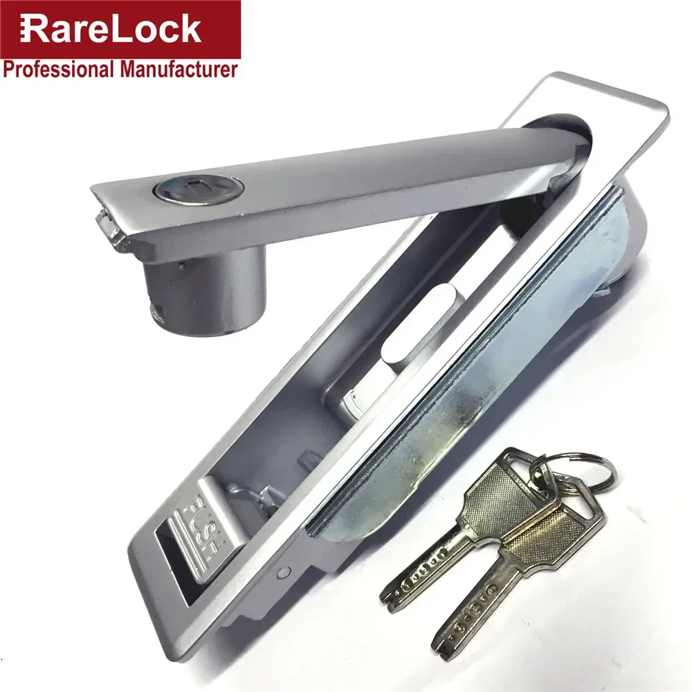 Handle Cabinet Key Lock Zinc Alloy for Bus Truck Car Trunk Electronical Locker Air Box Rarelock MS213 g