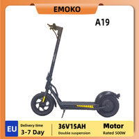 EMOKO A19 E Scooter for Adults 500W Motor 36V15AH Battery Foldable Electric Scooter 12 Inch Tire City Commuter Electric Scooter