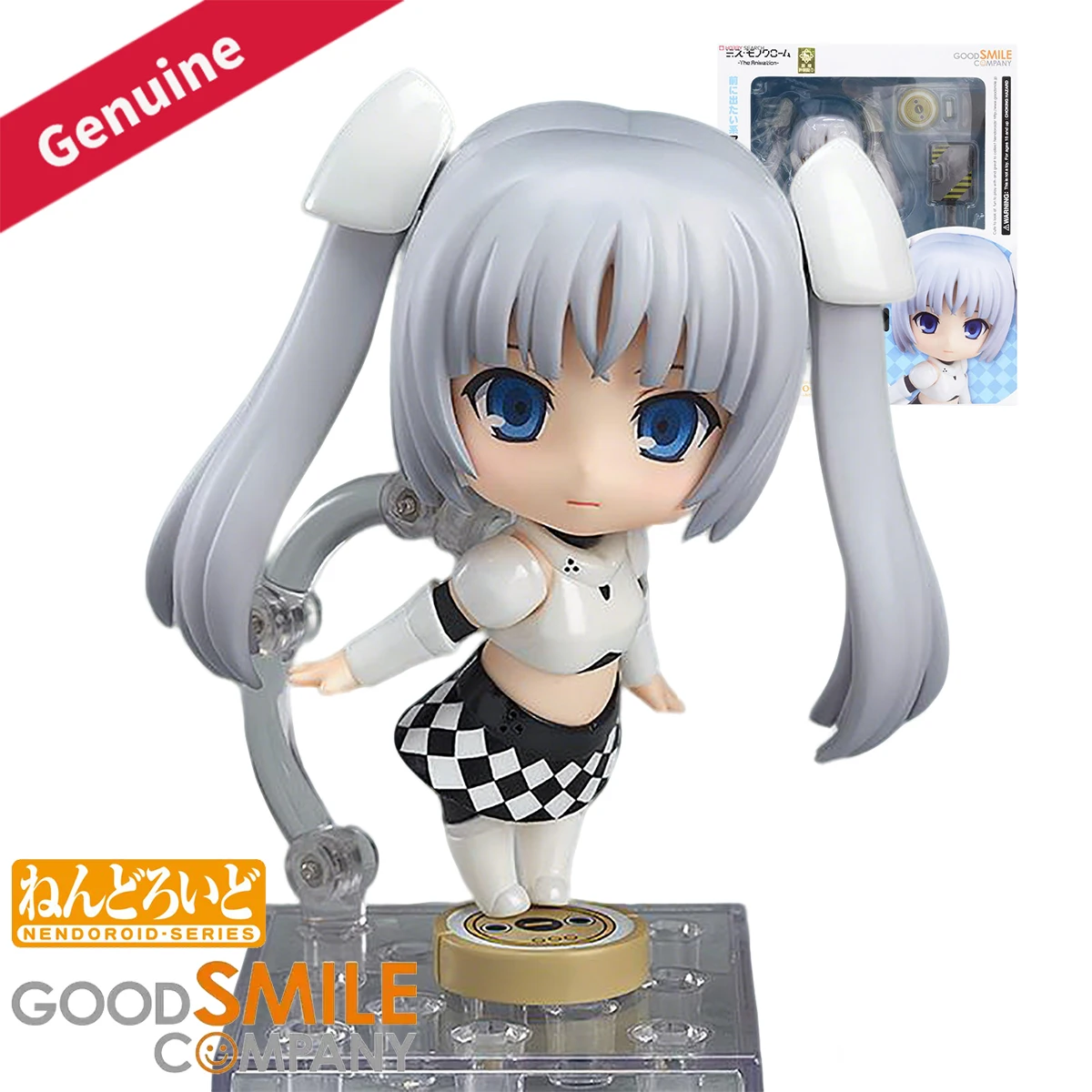 

Original Genuine Good Smile Company Action/Dolls Nendoroid (#406-a) Miss Monochrome Miss Monochrome Anime Character Figure Gift