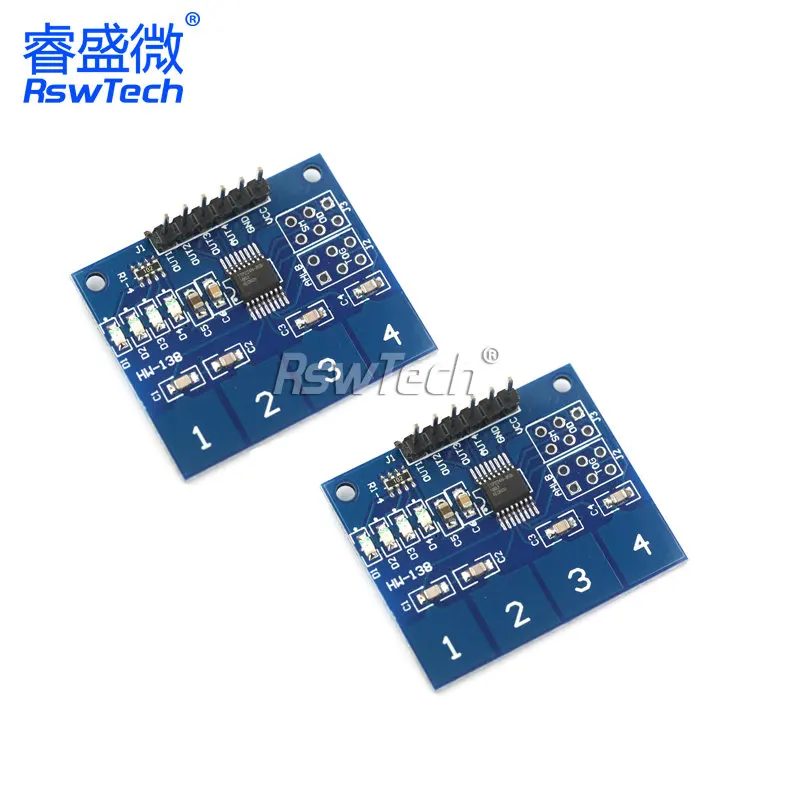 TTP224 4-way 4Channel Capacitive Touch Switch Digital Touch Sensor Module