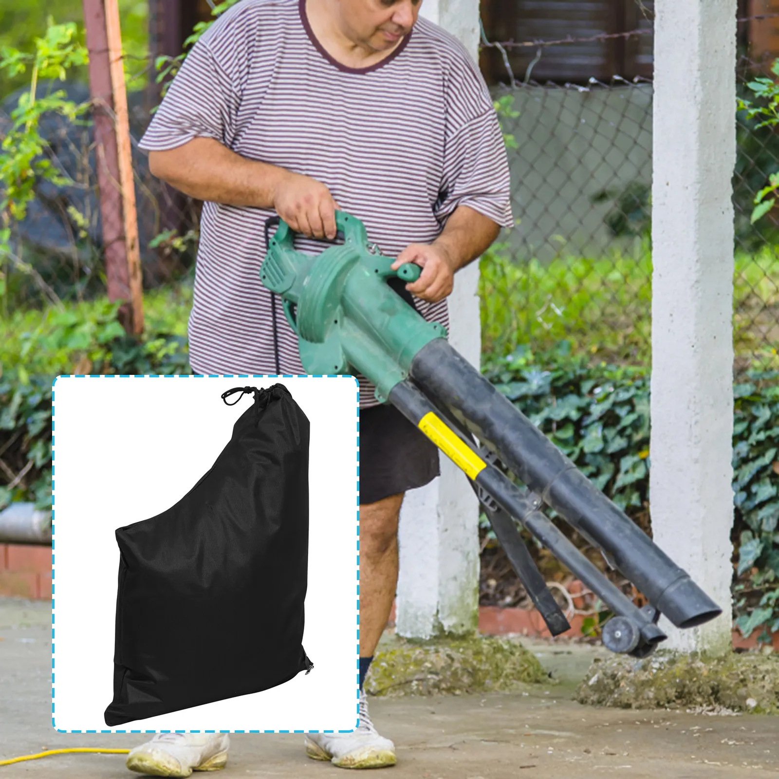 

Leaf Blower Bags Premium Oxford Cloth Vacuum Bag High Capacity for Fallen Leaves Collection Yard Garden Maintenance Tool