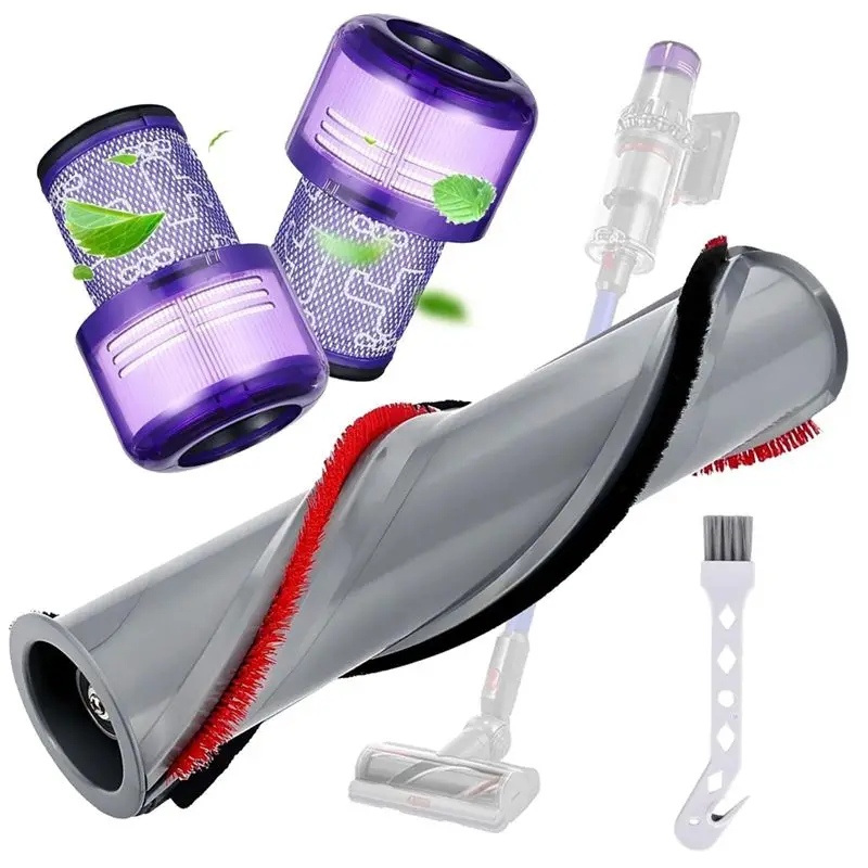 A21Q -Spare Parts V11 Filter For Dyson, Brush For Dyson V11 Series Vacuum Cleaner, Replacement Brush Accessories
