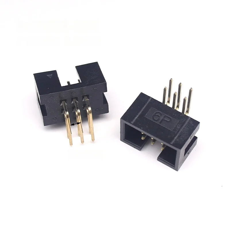 10 قطعة DC3 مقعد القرن البسيط 2.54 مقبس JTAG بإبرة الانحناء مع خيارات العد الدبوس 6/8/10/14/16/20/26/30-40/50P