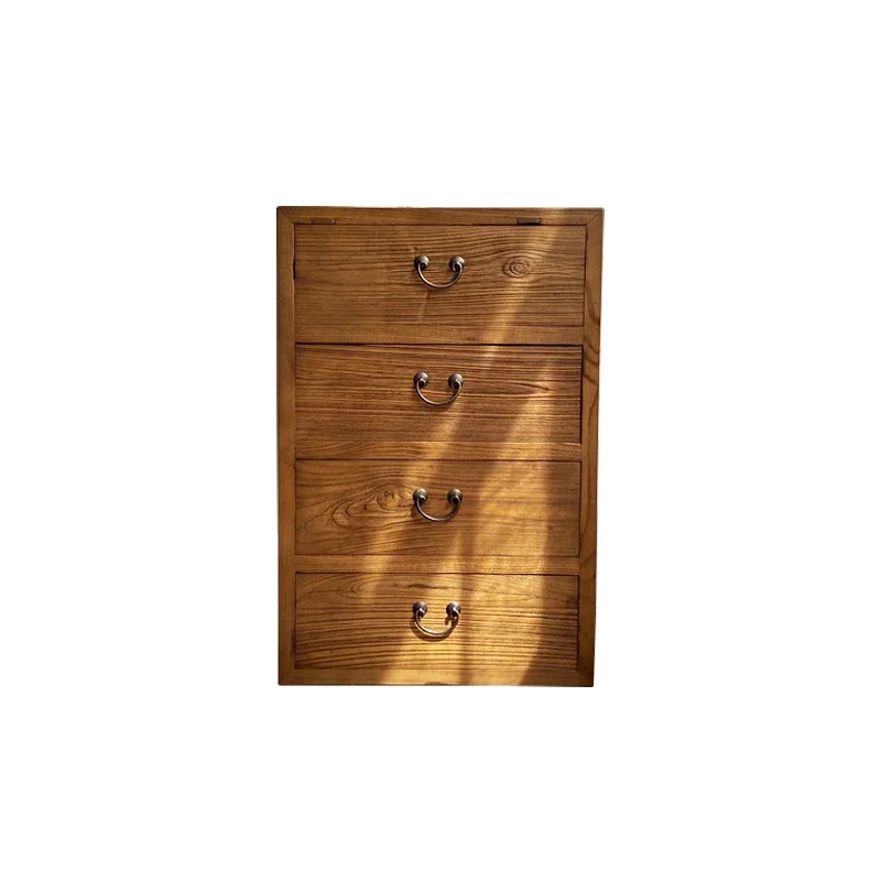 

Solid Wood Drawer Style Storage Cabinet Living Room Multi-Function Locker Retro Sideboard