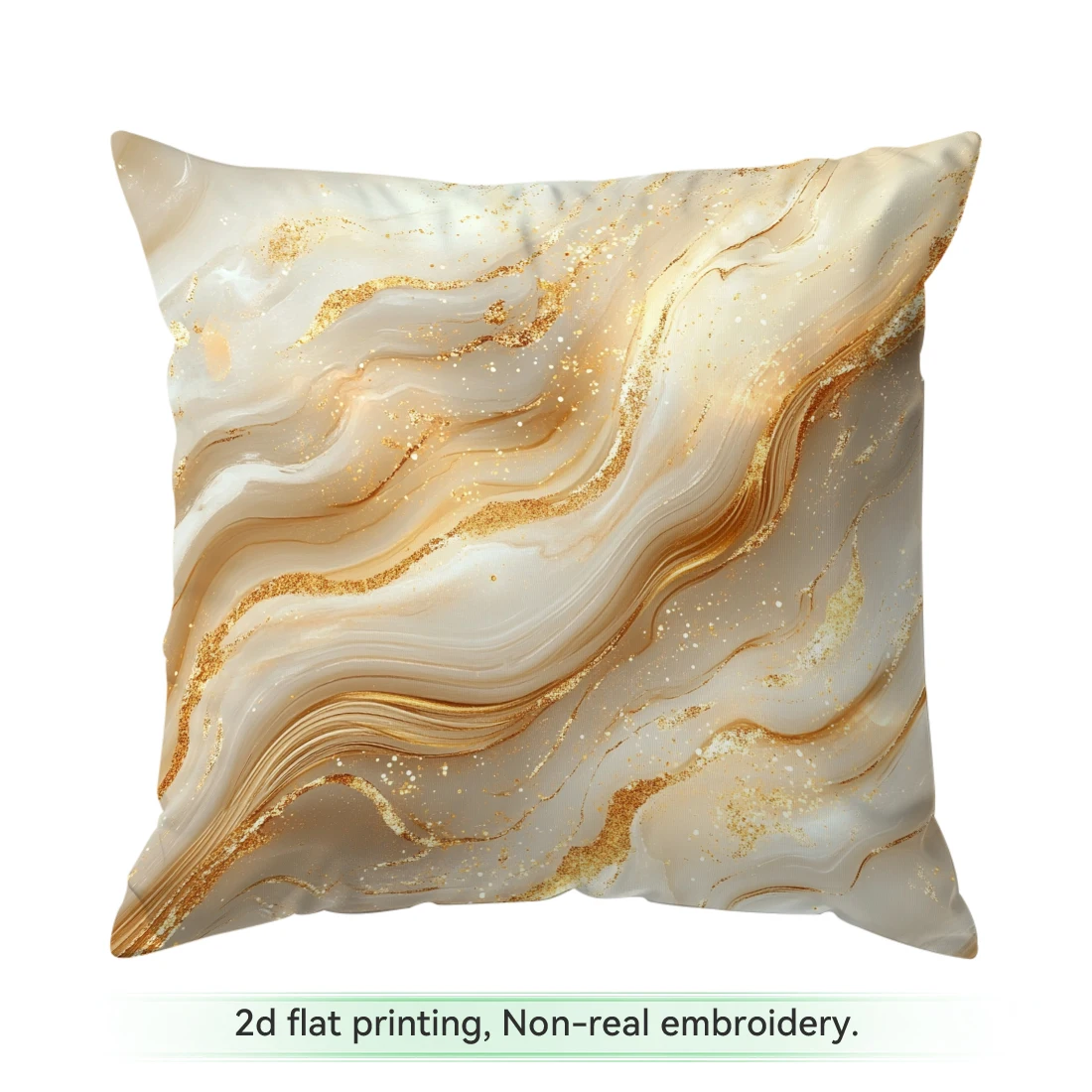 1pc White Gold Marble Cushions Pillowcase Polyester Cushion Cover Throw Pillow Pillowcover Home Car Sofa Decor