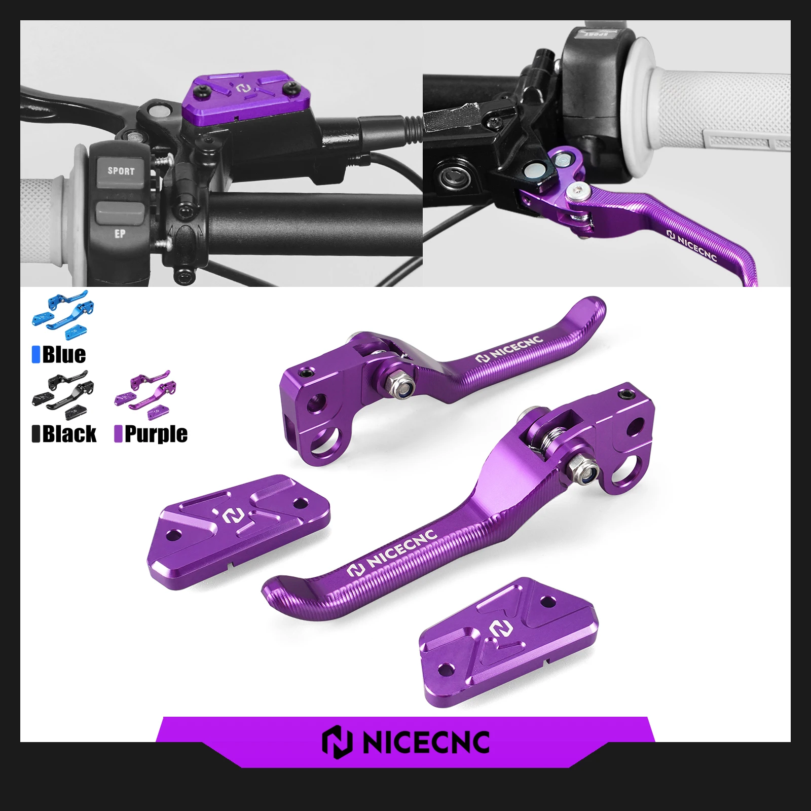 

For Surron Light Bee X Front Rear Fold Brake Lever Brake Reservoir Cover Cap Kit For Sur-Ron Light Bee S L1E Electric Dirt Bike