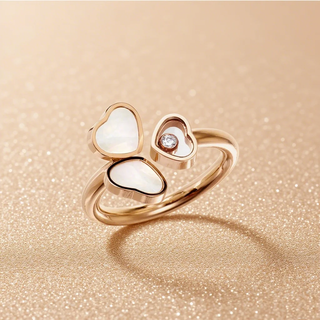 

2025 New 925 Boutique Heart shaped Ring Zircon Couple Accessories INS Fashion Retro Light Luxury Design Jewelry Banquet Party