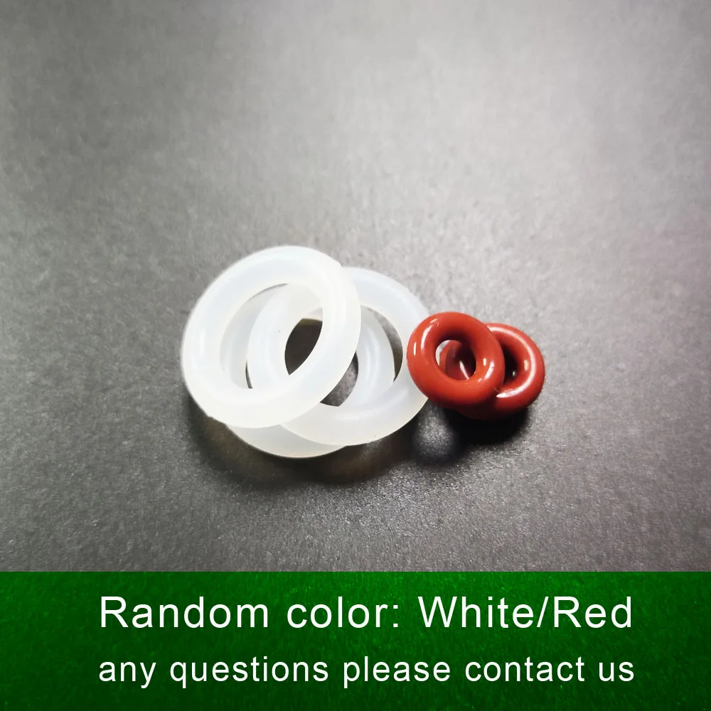 VMQ anello spessore CS 6mm guarnizioni in gomma siliconica rondella O-Ring guarnizione paraolio 40/45/50/55/60/65/70/75/80/85/90/100-400*6 millimetri