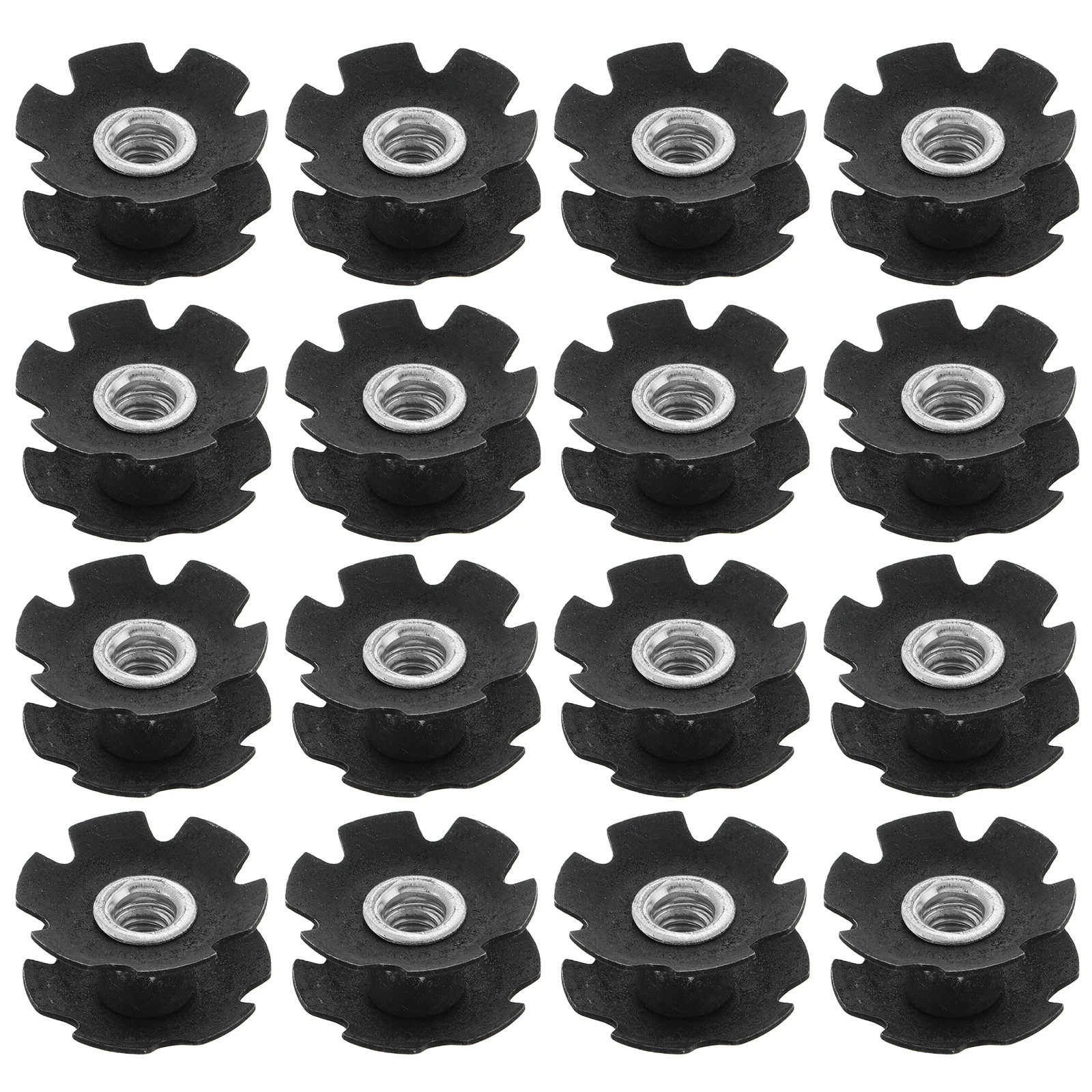 

20pcs Bike Fork Star Nut Headset Nuts 28.6mm Diameter Alloy Steel High Precision Adult Bicycle Accessories Mountain