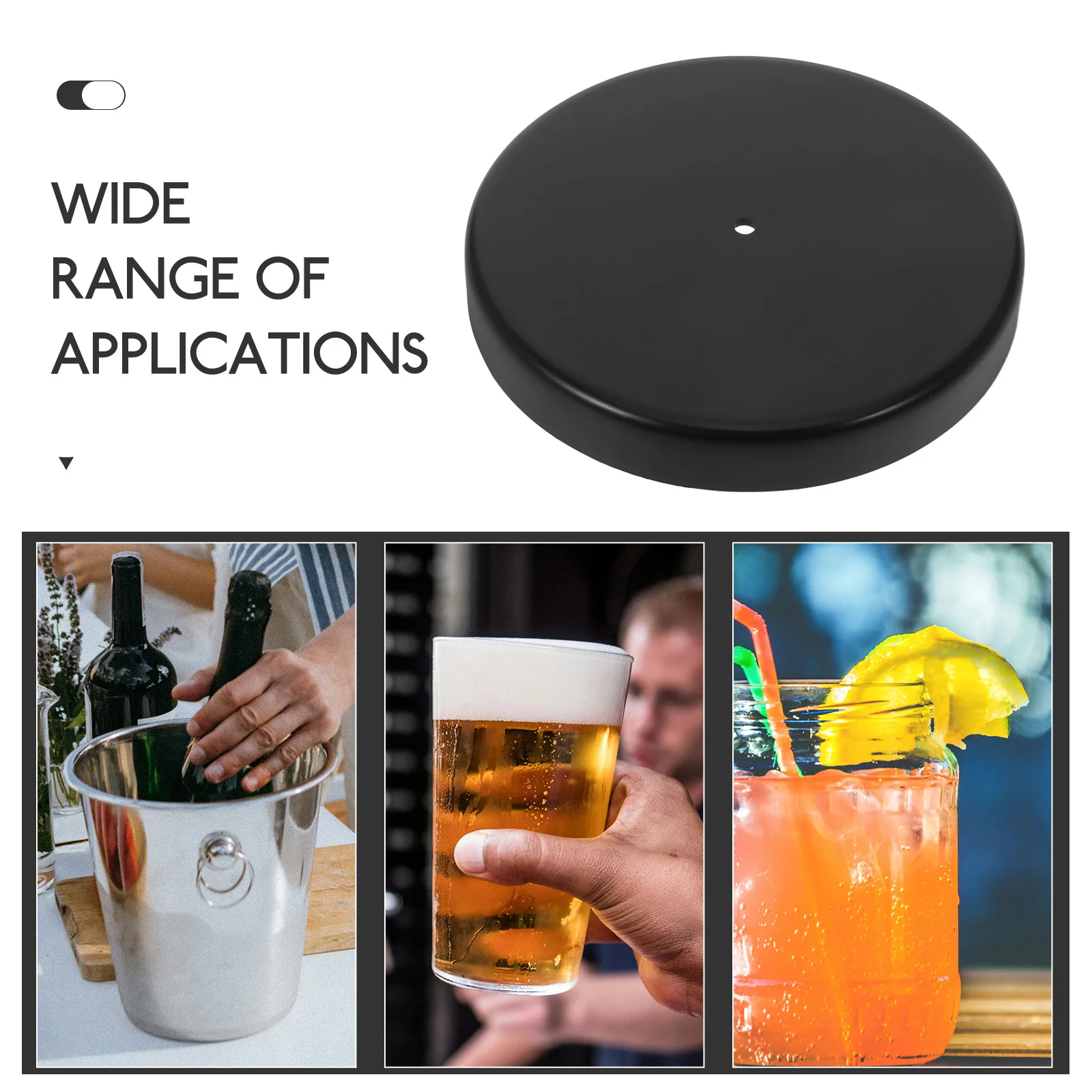 

Beer Plastic Round Replacement Cover For Soda Wine Bucket Universal Protector Beverage Lid Carbonation Keg Fittings