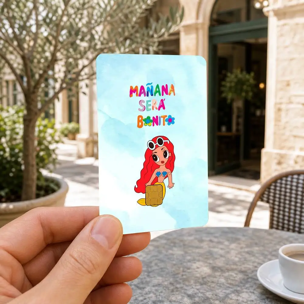K-KAROL G  Waterproof Bank Card Sticker Skin for Credit Debit Chip Cards Decorative Cover Film