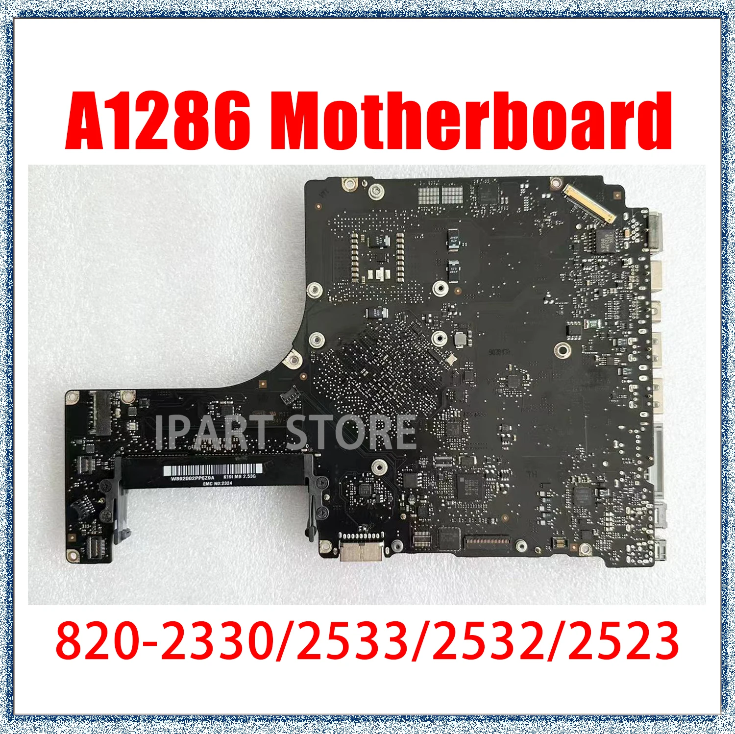 Imagem -02 - Placa-mãe Original para Macbook Pro Placa Lógica A1286 15 Polegadas 2008 2009 Ano 8202330-a 820-2532-a 820-2533-b 820-2523-b 820-2523-b