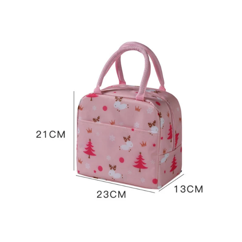 Portable Cooler Bag Ice Pack Lunch Box Insulation Package Insulated Thermal Food Picnic Bags Pouch For Women Kids Children Bag