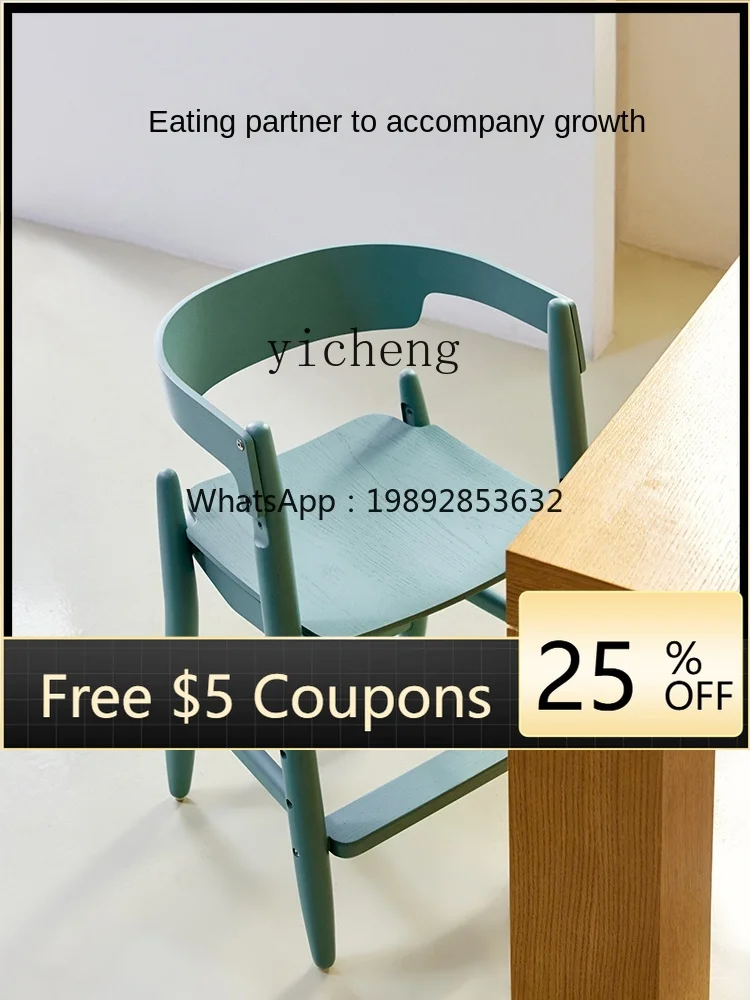 

zz Baby Dining Chair Baby Adjustable Children Growing Chair Home Learning Baby Adjustable High Chair