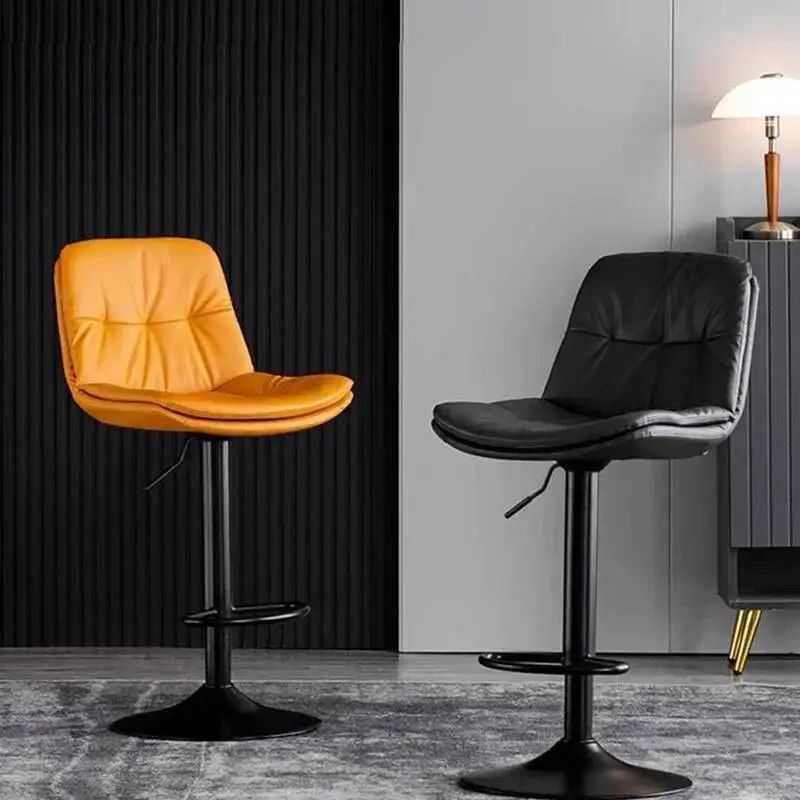 Kitchen Reception Bar Chair Waiting Iron Swivel Lifting Bar Chair Reinforce European Taburetes Library Altos Cocina Furnitures