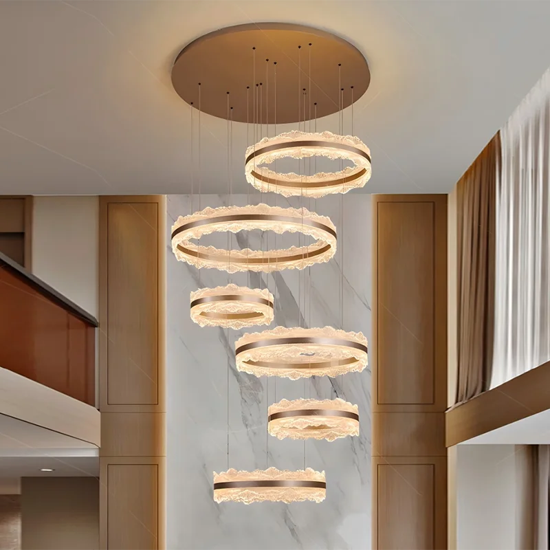 

Modern style staircase pendant light, suitable for duplex houses, attic apartments, living rooms, stairways, indoor lighting