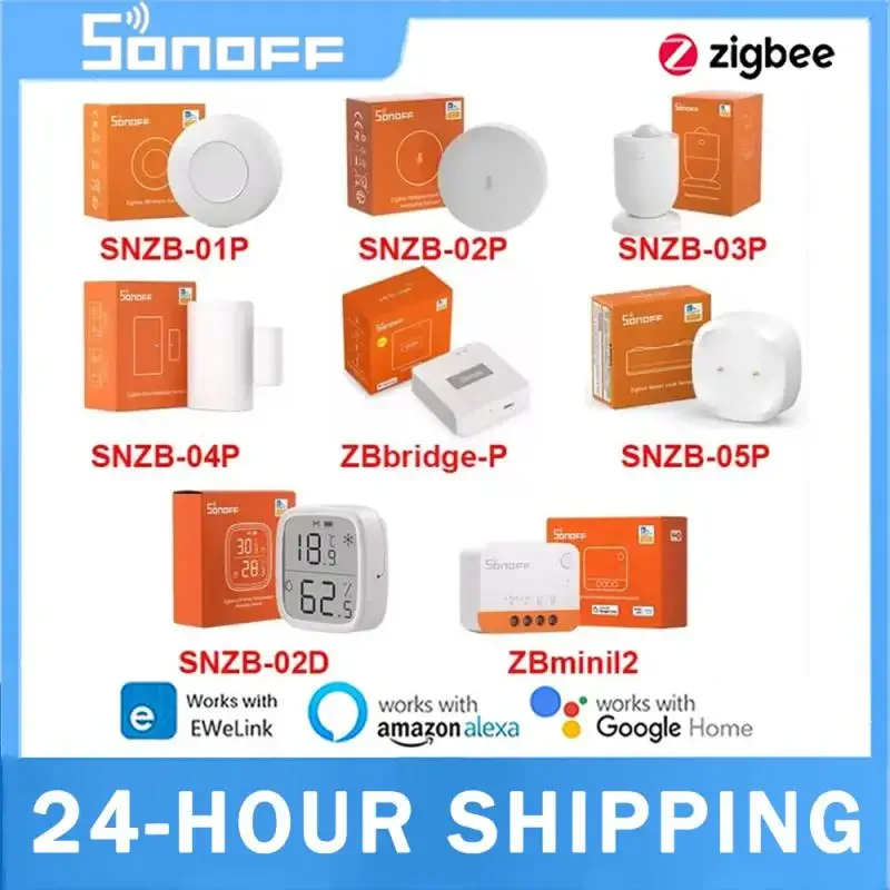 SONOFF Zigbee SNZB-05P SNZB-01P SNZB-02P SNZB-02D SNZB-03P SNZB-04P Zigbee 3.0 Sensor ZB BRidge PRO ZBmini L2 Smart Home Module