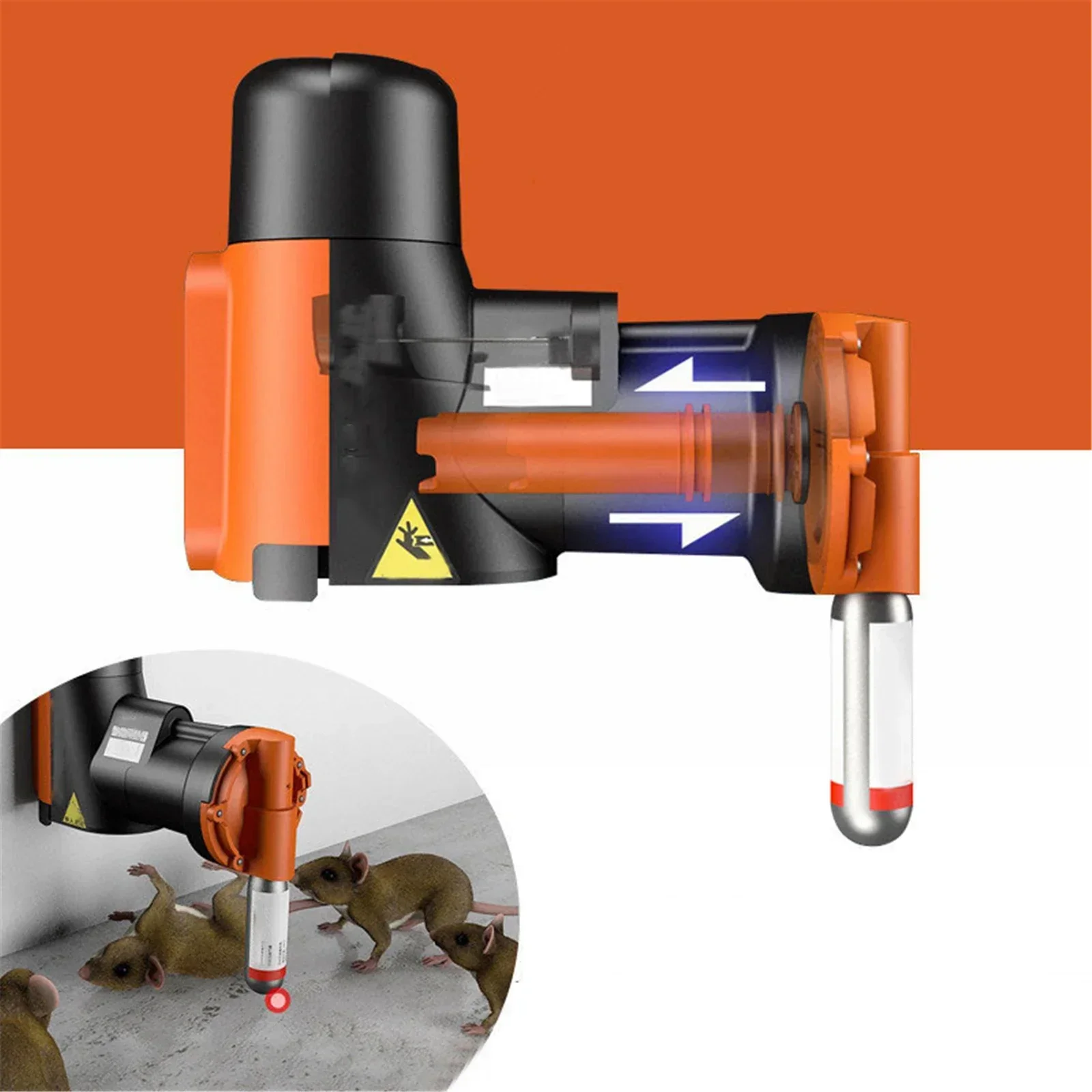 

Automatic Humane Non-Toxic Rat and Mouse Trap Kit Rat Mouse Multi-catch Trap Machine Without CO2 Cylinders Humane Non-toxic Sma