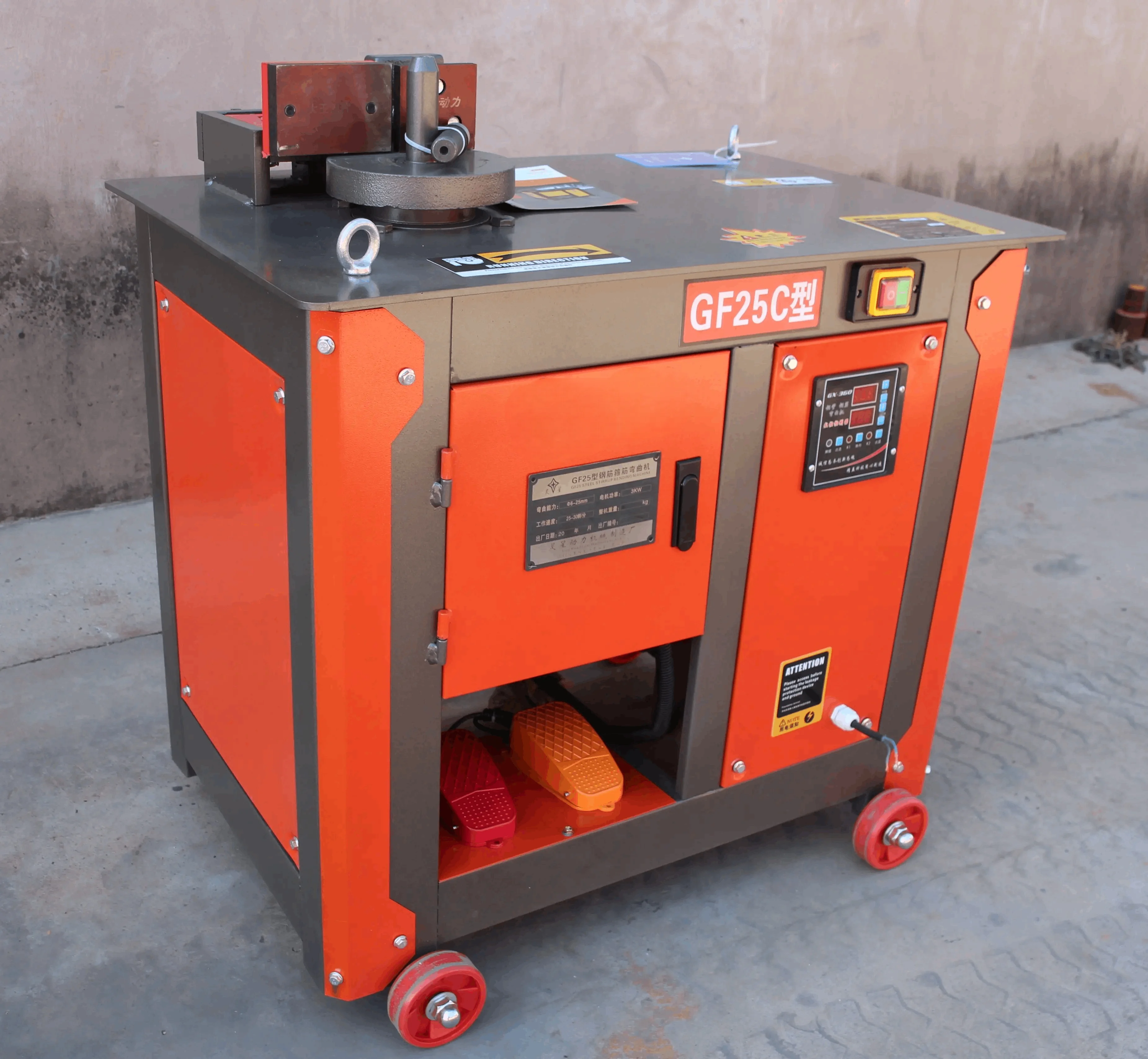 Gorąca Wyprzedaż Elektryczna Giętarka do Prętów Miedzianych 4-25mm, Prosto od Producenta, Giętarka do Prętów Zbrojeniowych