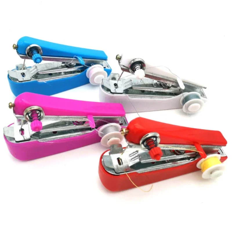 Mini Home Portable Hand Sewing Machine Handheld Clothes Useful Portable Sewing Machine Hand Tool Accessories