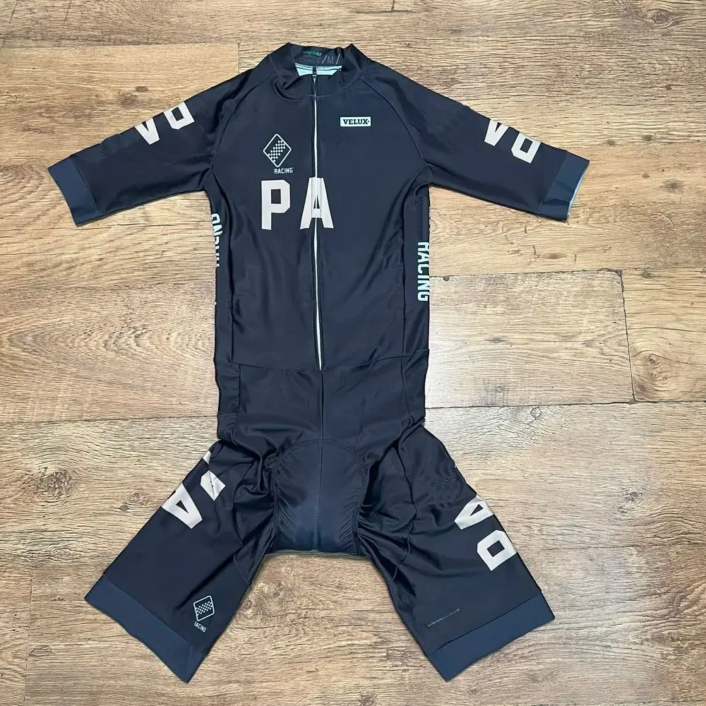 AliExpress NONE LASER CUT Skinsuit 2025 PNS RACING TEAM BLACK Bodysuit SHORT Cycling Jersey Bike Clothing Maillot Ropa Ciclismo