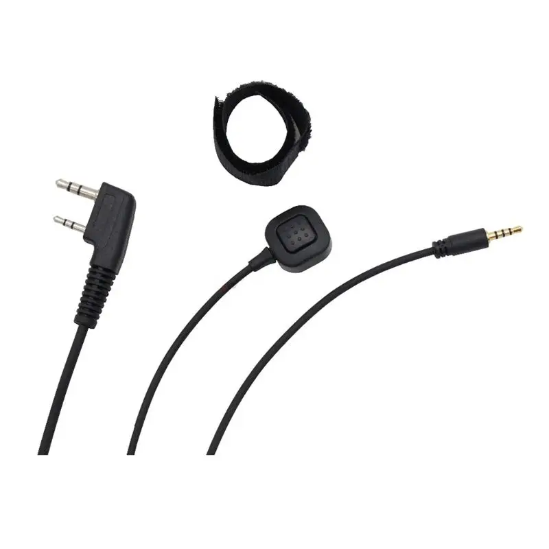 Headset Adapter Bluetooth-compatible Connecting Cable for Two Way Radio