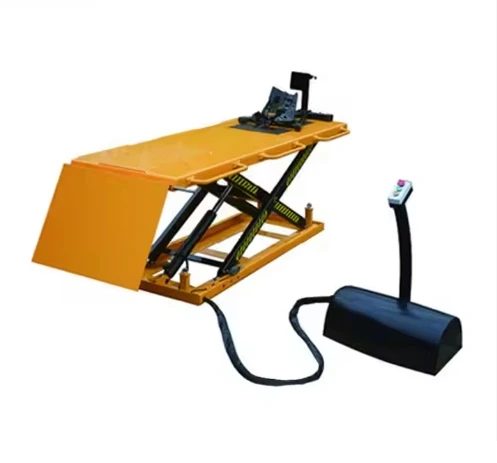 Motorcycle Lifter Table with Load 500KG Scissor Type Electric Motorcycle Lift