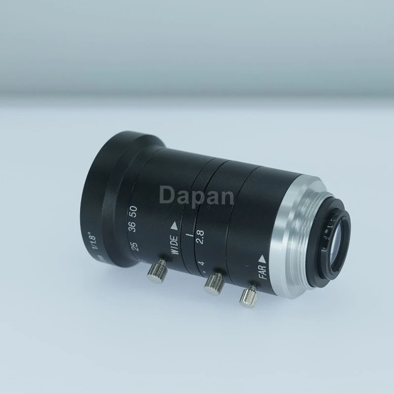 6-мегапиксельная 10-50 мм F2.8 зум-объектив с креплением C |   Датчик 1/1,8 дюйма, низкое искажение |   Промышленное машинное видение и видеонаблюдение