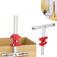 5 in 1 Cabinet Hardware Jig 7.5 Inch Adjustable Hole Distance 30 45 60 90 120 135 Degree Woodworking Scriber Drill Guide Locator