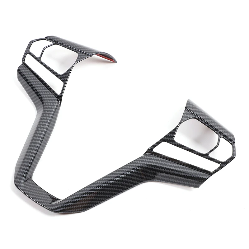 

ABS Plastic Carbon Fiber Car Steering Wheel Decorative Frame Cover Suitable for Isuzu D MAX D-MAX 2021-2024 Interior Accessories