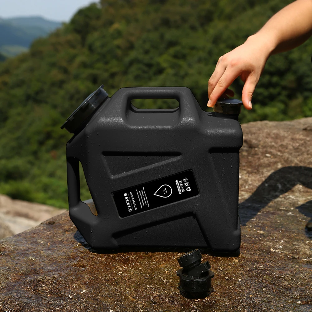 12L Water Container Water Storage Tank with Spigot Emergency Water Tank for Camping Car Outdoor Hiking Picnic Emergency