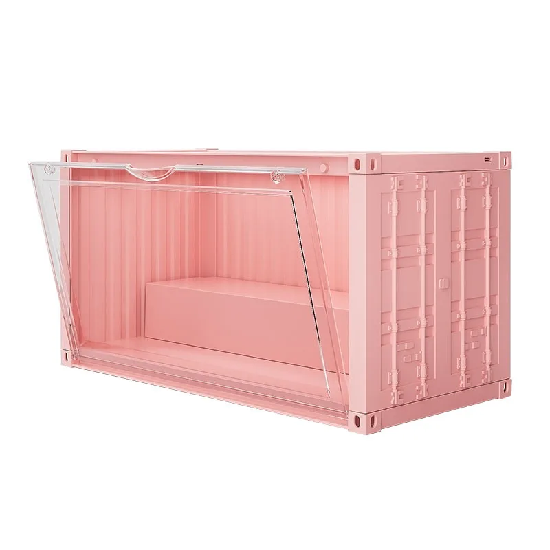 Container type luminous hand storage box Bubble Mat magnetic display stand blind box doll transparent display