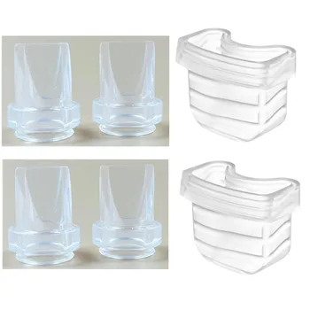 실리콘 덕빌 밸브 및 다이어프램 유방 펌프 부품, 아기 수유 젖꼭지 수동 및 전기 유방 펌프 액세서리 보호