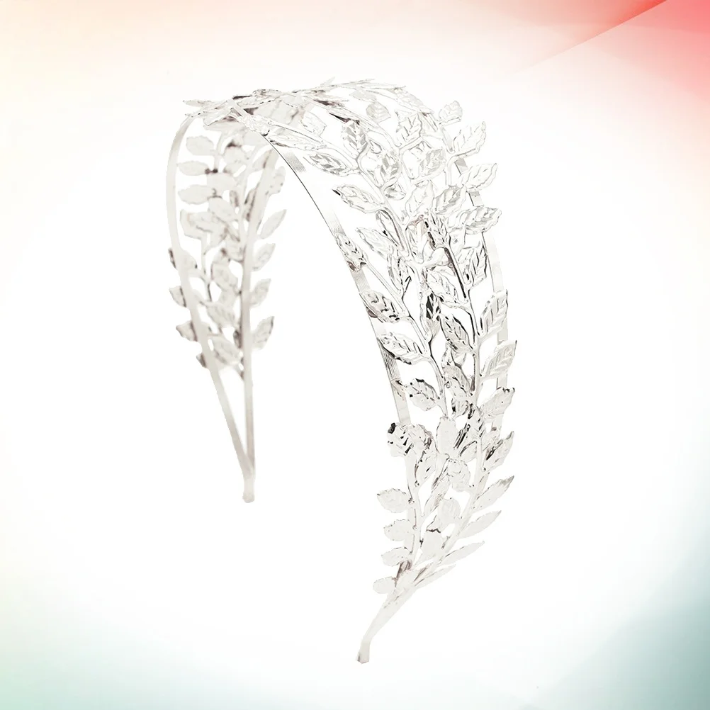 

Hair Band Lightweight Bridal Headband Leaf Design Alloy Headdress For Wedding Party Cosplay Photo Props Bride Accessories