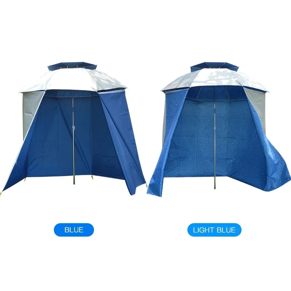 Anti-UV 4.8x1.5M Fishing Umbrella Shading Cloth Rainproof Wall Tent Cloth Beach Shelters Protect Apron Outdoor Fishing Equipment