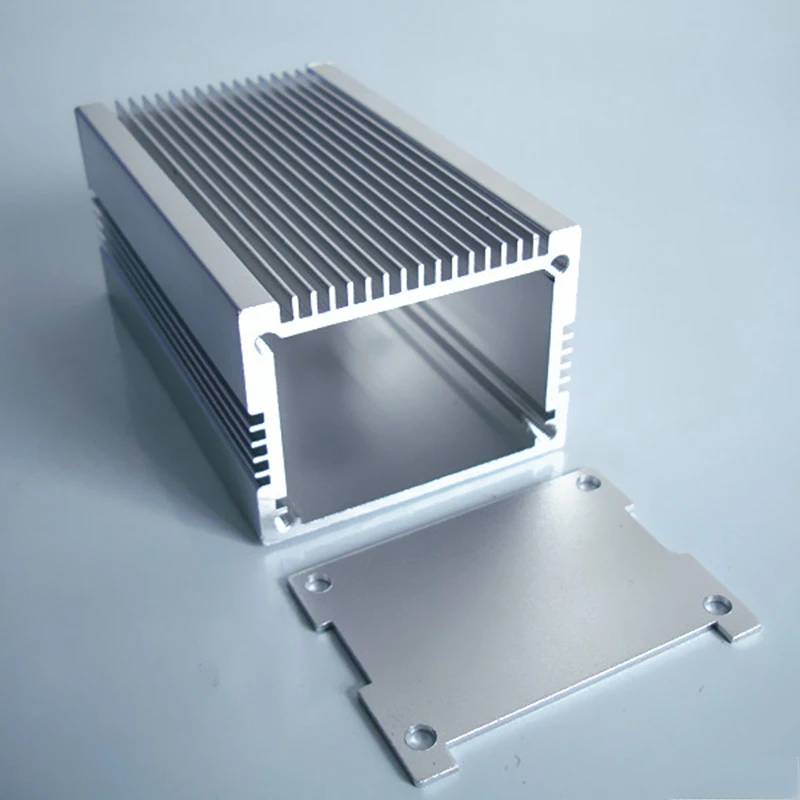 60X45 aluminum profile shell aluminum shell aluminum box controller cooling shell 100mm long