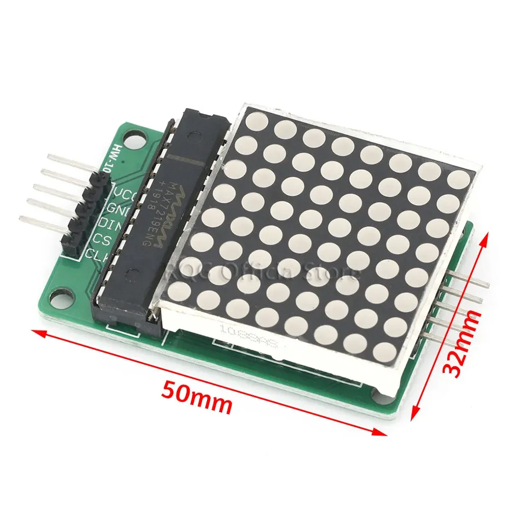 MAX7219 8*8 dot matrix module microcontroller module display module MCU LED Display Control Module For Arduino 5V