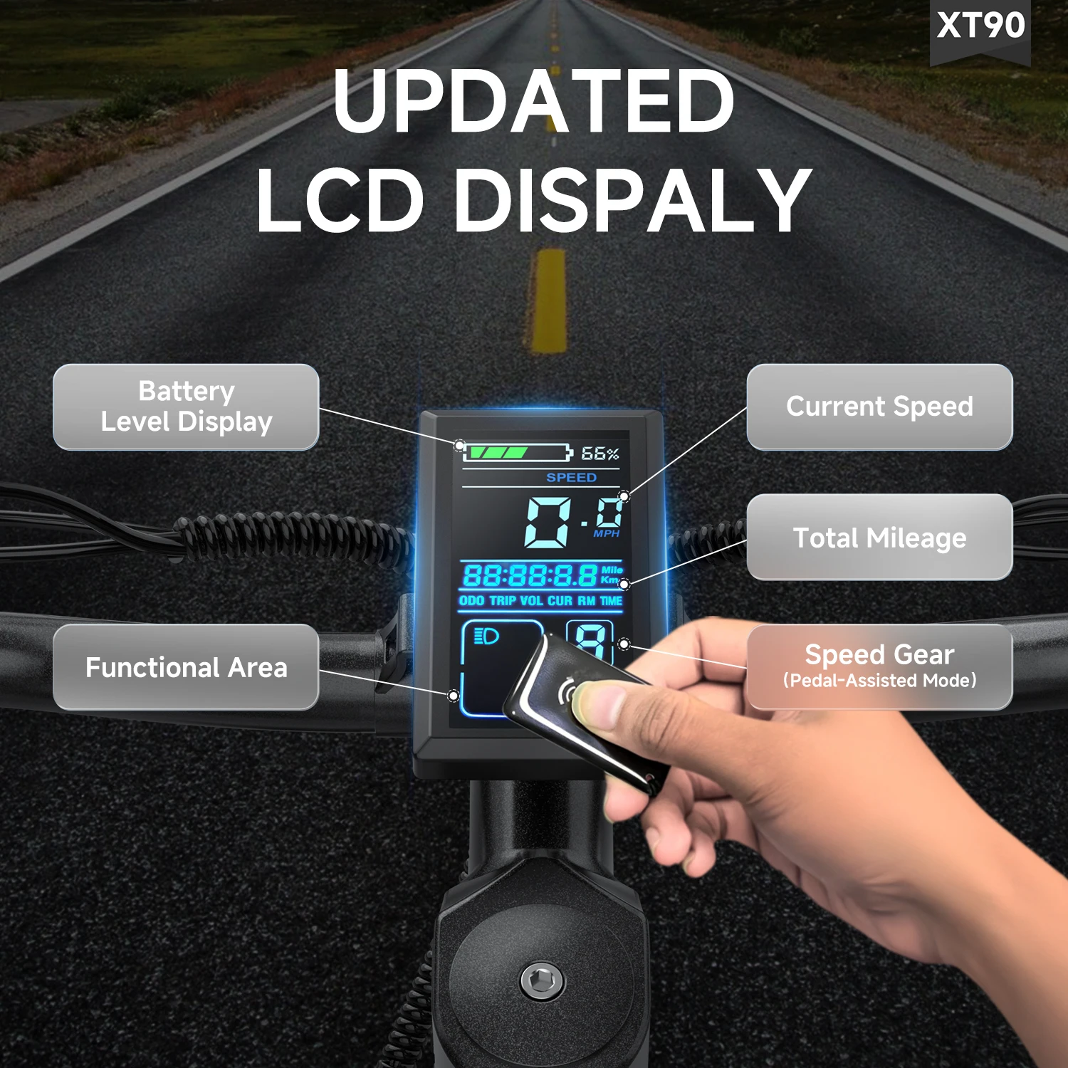 Aairsk XT90 E-Bike 250 واط موتور 48V20AH بطارية دراجة كهربائية جبلية الكبار على الطرق الوعرة التنقل الترفيه دراجة كهربائية #5