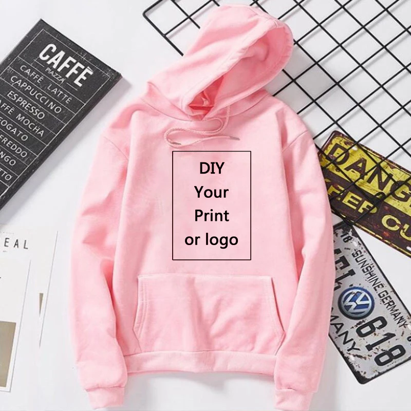 

Autumn Winter Women Custom Hoodie Customize Personalized Diy Logo Graphics Print Hoodie Customized Hoodie Sweatshirt Tops Female