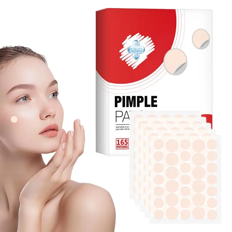 165 Pcs Gezichtsverzorging Acne Puistje Onzichtbare Professionele Genezing Absorberende Spotsticker Bedekking Voor Mannen Puistjes