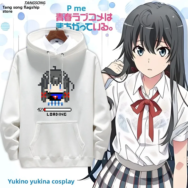 

Толстовка с принтом в стиле аниме, удлиненная, из смесового хлопка и полиэстера, для весны, осени и зимы, повседневная молодежная мода