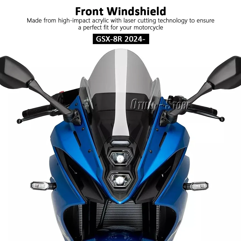 

Motorcycle Accessories New Windshield Fairing Deflector Wind Deflector Visor For Suzuki GSX-8R GSX8R GSX 8R 2024 2025