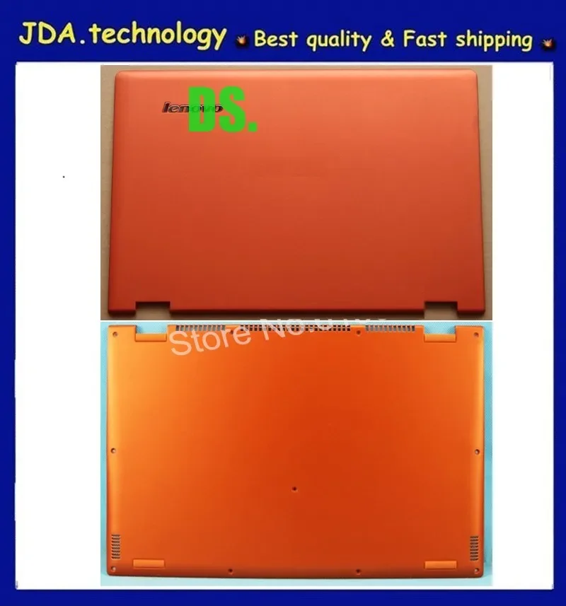 MEIARROW      New/Orig for Lenovo Ideapad Yoga 2 Pro 13 LCD Back Rear Lid Cover AM0S9000300+Bottom Lower Case AM0S9000200 Orange