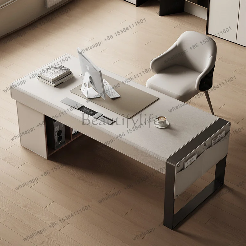 

LJY Minimalist Luxury Office Desk Modern Executive Study Luxury Reception Office Desk Design Organizers Ufficio Unique Furniture