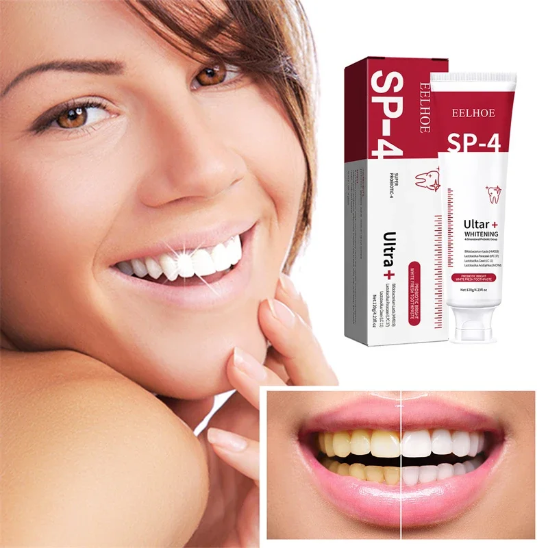 

Sdatter Whiten Repair Toothpaste Fresh Breath To Get Rid Of Yellow Brighten Fast-Acting Whitening Gum Care Oral Care Tools Fresh