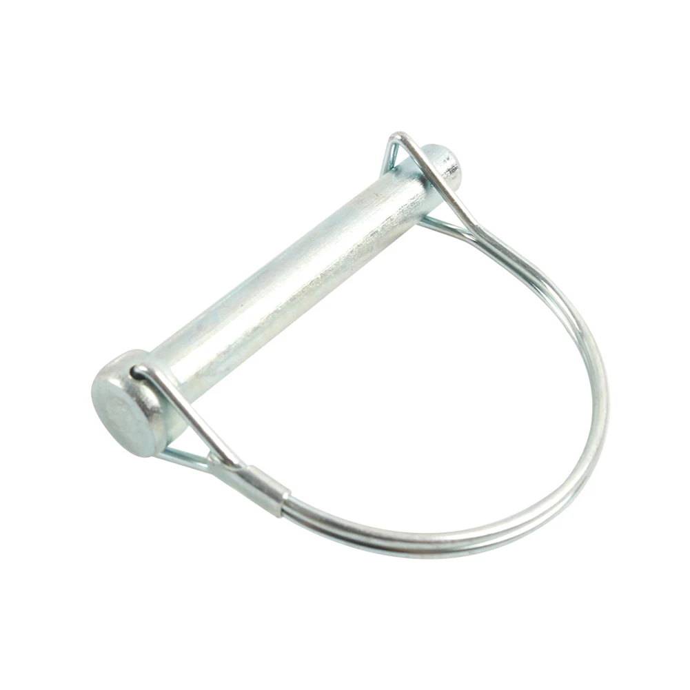 Caster Pin Trailer Coupler 10pcs M6*70mm Retainer Wire Clip D Shape Trailer Jack Pin Trailer Coupler Pintle Hook Pin