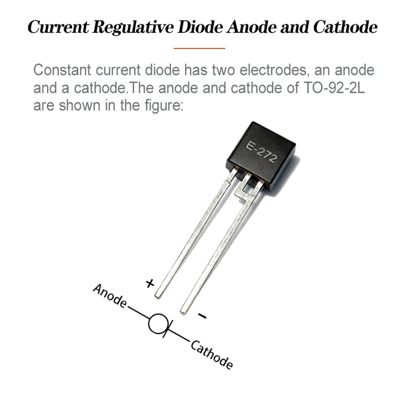 Crd Diodes E-272 2.70Ma 100V Marking E-272 Package To-92-2L Current Regulative Diode
