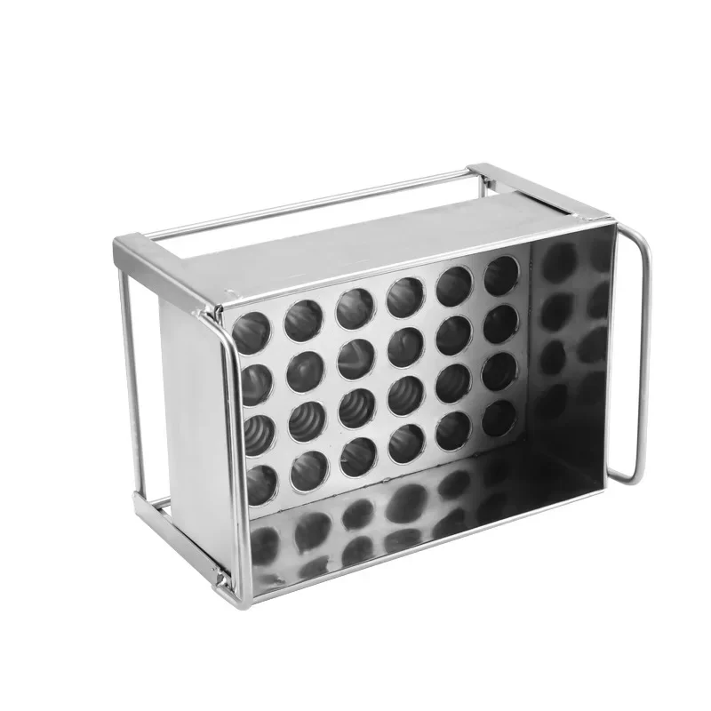 

304 stainless steel ice cream popsicle mold set 35 pieces small happy cube
