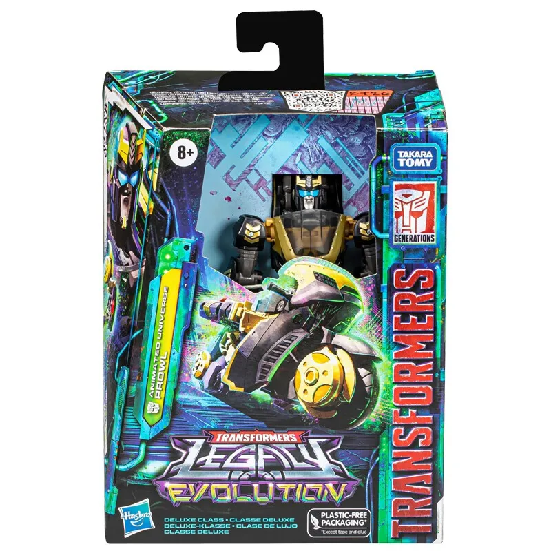 Op voorraad getransformeerd speelgoed Heritage Evolution Versterking Klasse D Politieauto Cross-cut Action Figure Collection Gift